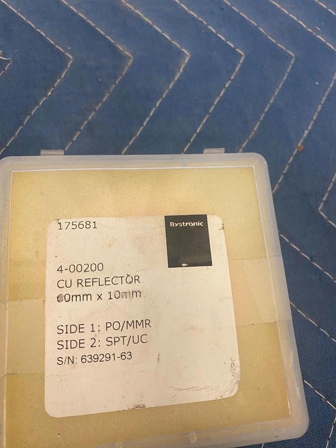 Used Bystronic 4-00200 60mm x 10mm CU Reflector PO/MMR SPT/UC