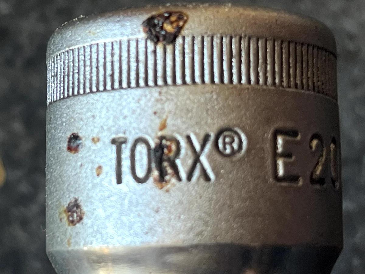 Used Stahlwille   50TX  1/2" External E20 Torx Socket  Germany
