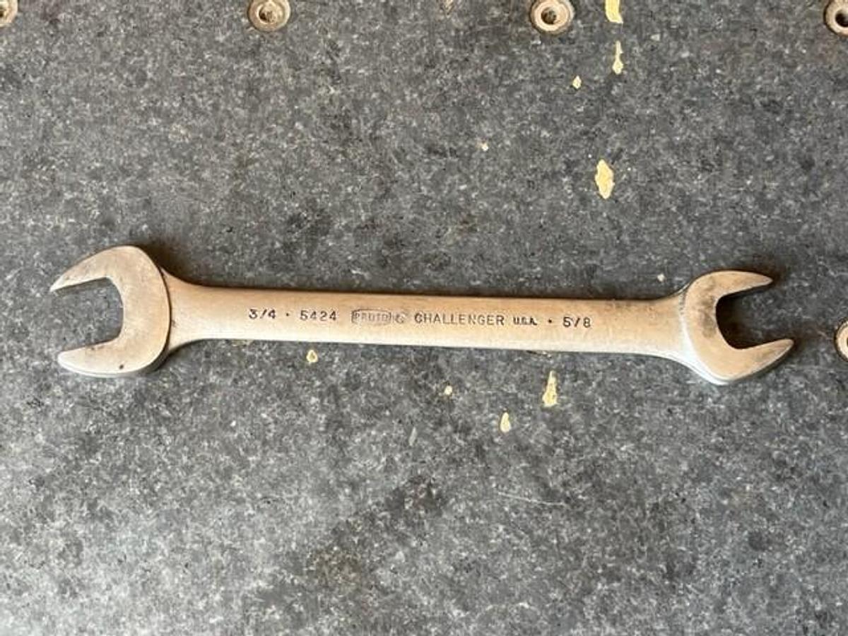 Used Challenger by Proto  5/8-3/4”Double Open End Wrench Made In USA