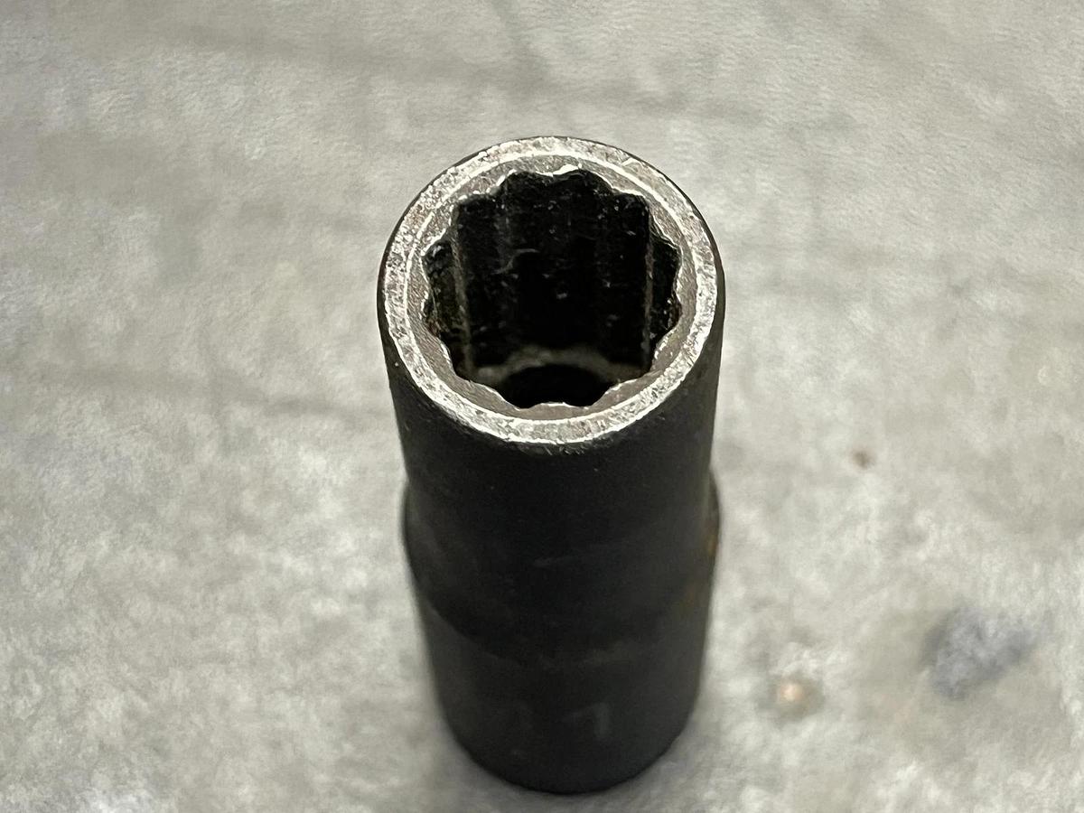 Used MATCO TOOLS "ADV" BDP11M2V, 3/8" DRIVE, 11MM. SOCKET, 2.5" DEEP/HIGH, 12 POINT.