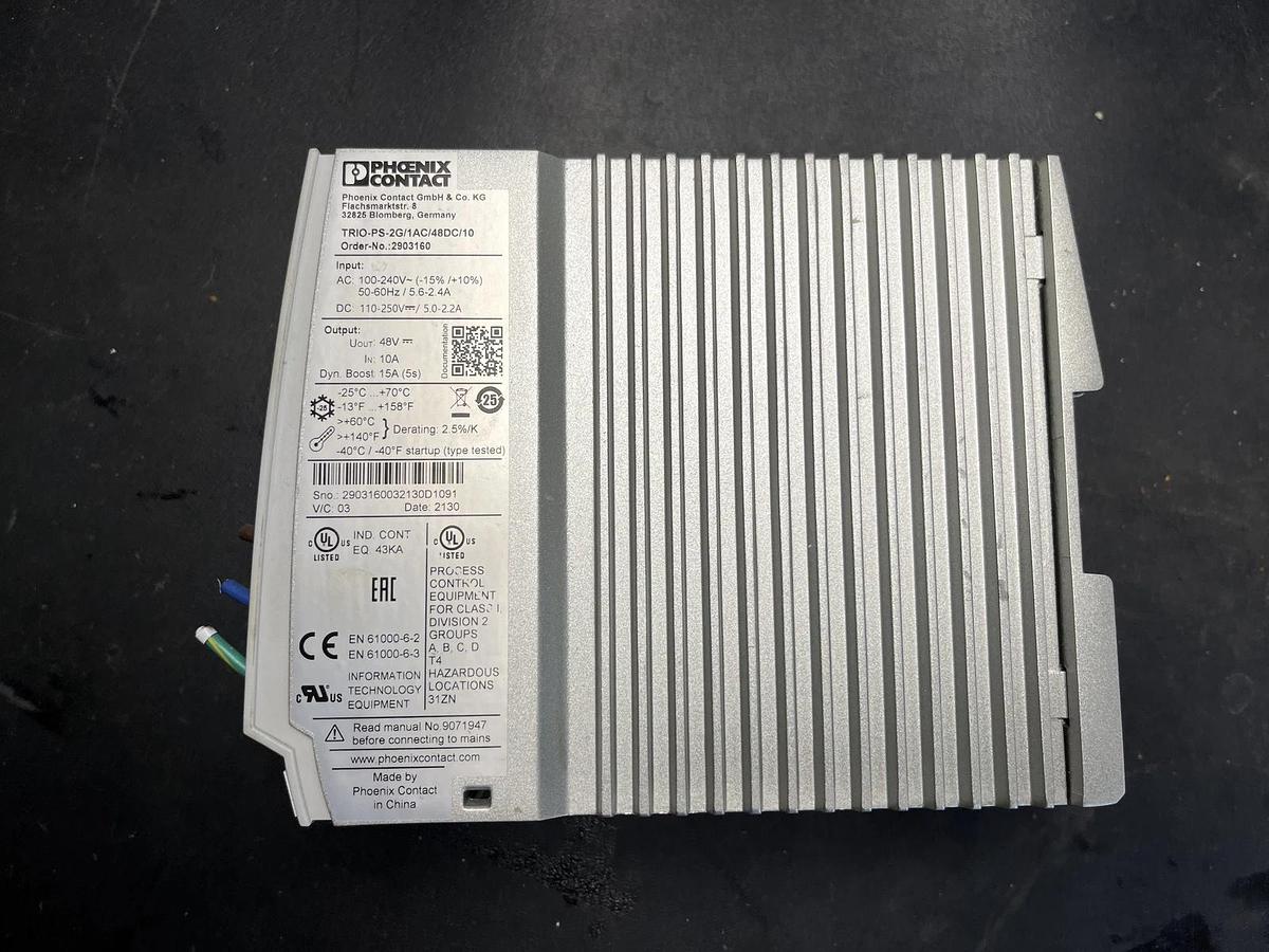Used PHOENIX CONTACT TRIO-PS/1AC/48DC/10