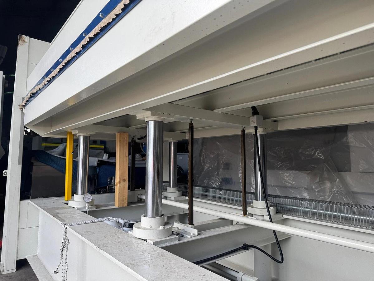 NEW 120 TON HEATED PLATTEN HYDRAULIC PRESS SERGIANI GS-6-120