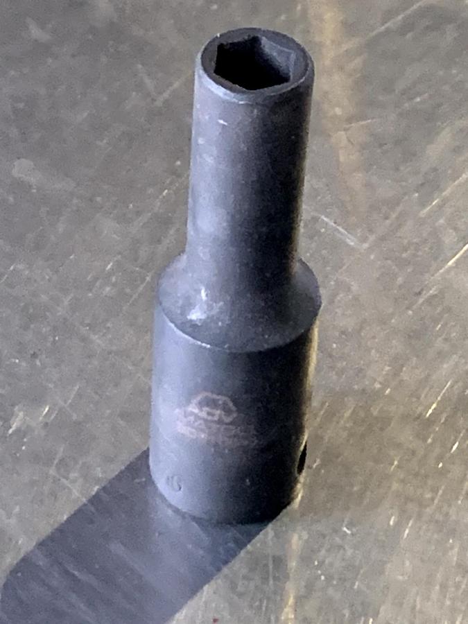 Used MATCO TOOLS "ADV" BDP106V, 3/8" DRIVE, 5/16" IMPACT SOCKET, 2.5" DEEP 6 POINT.