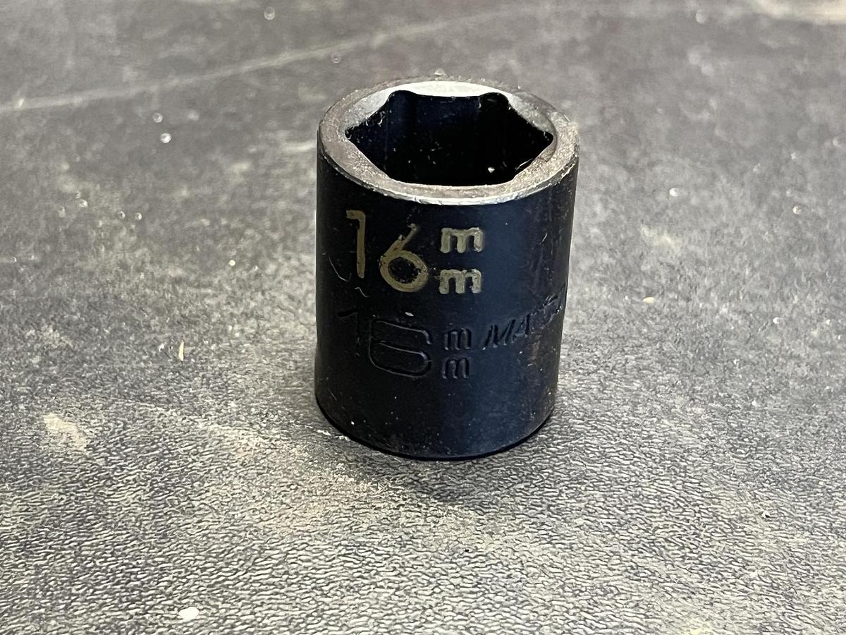 Used Matco 16 mm Socket 3/8 drive impact 6pt BP16M6A