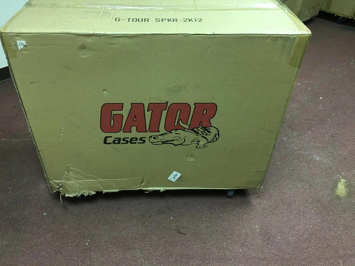 Gator G-TOUR SPKR-2K12 Speaker Speaker Wood Flight Case