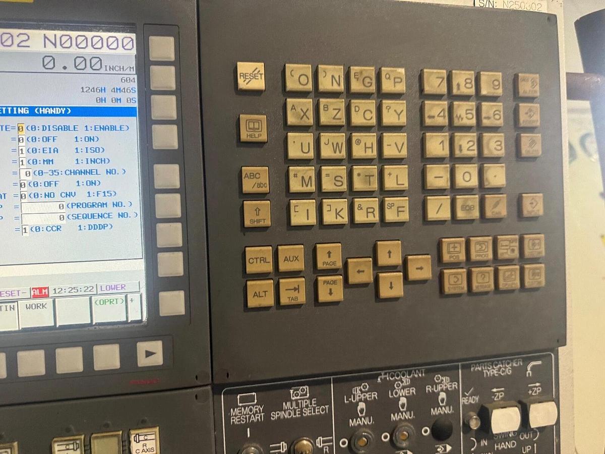 Used Nakamura-Tome Super Mill WY-250, Sub Spindle, Axis Fanuc 31i