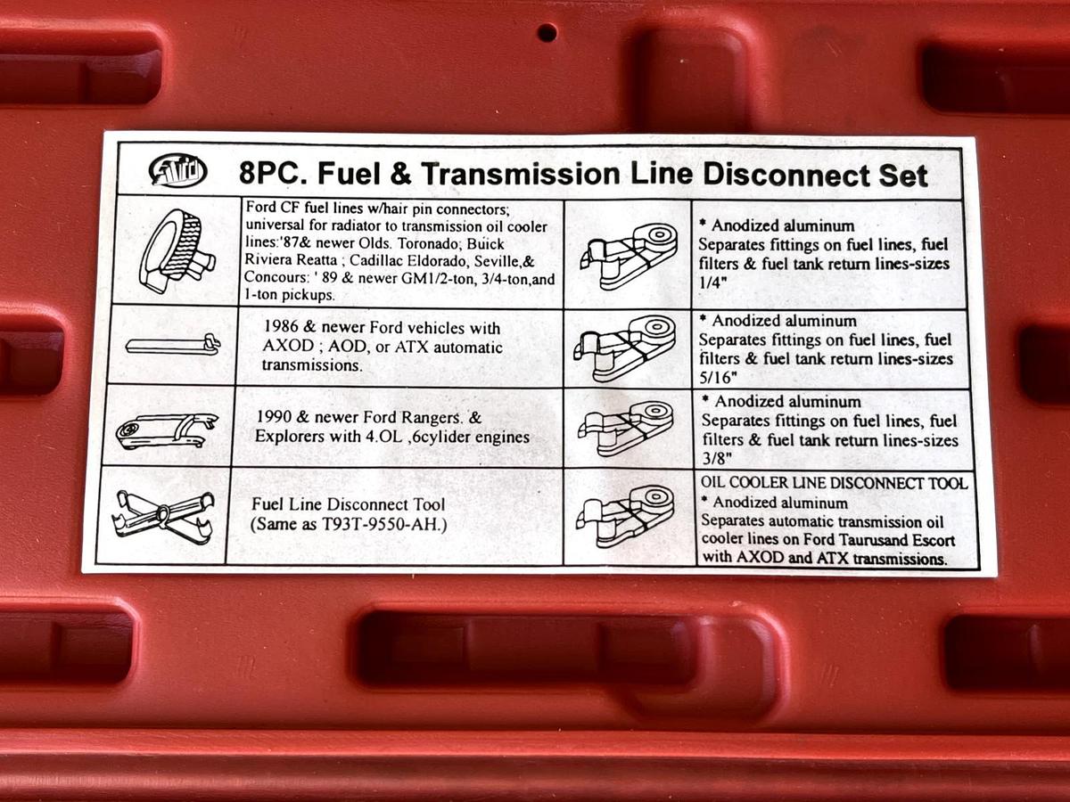 Used Advanced Tool Design Model ATD-3400  8 Piece disconnect set missing 1