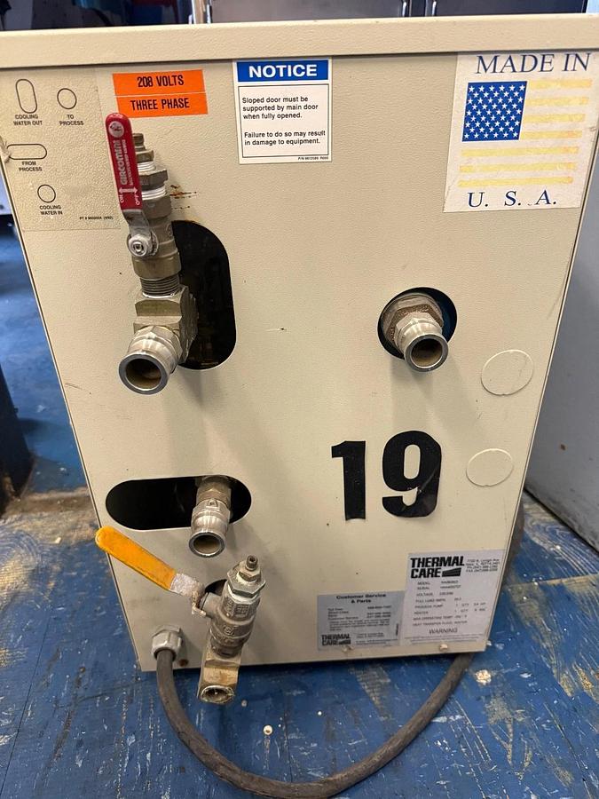 Used Thermal Care Aqua Therm RA Chiller S/N:  14444050707