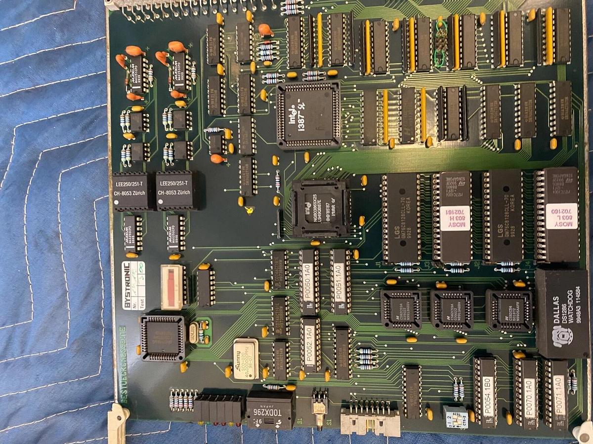 Used Bystronic CPU386SX 700256 CPU Circuit Board E0751-5-C