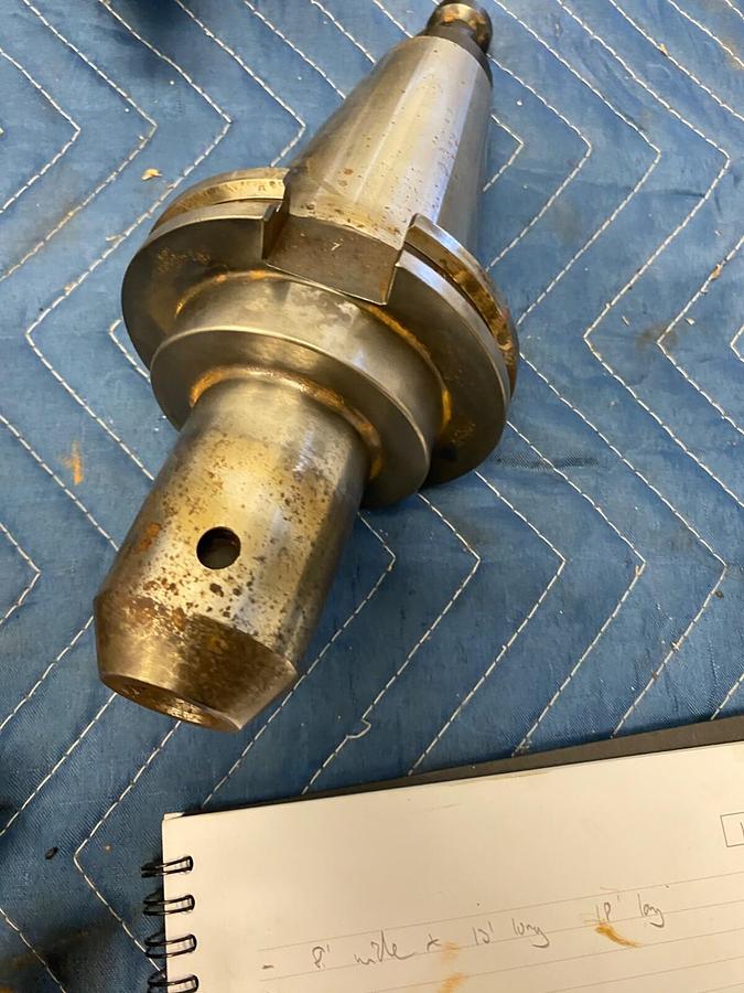 Used SPIN TRU BALANCED ENDMILL TOOLHOLDER w/ CAT50 SHANK - #C50-63EM400-KB