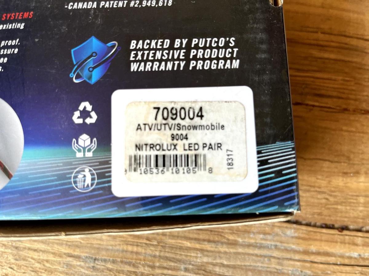 Used Putco Nitro-Lux 6500K LED Light Kit - 709005 | Aftermarket Branded | Daytime Running Light Assembly