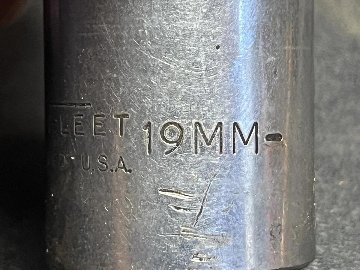 Used Fleet 1219MD 19mm 12pt 3/8" Drive Socket