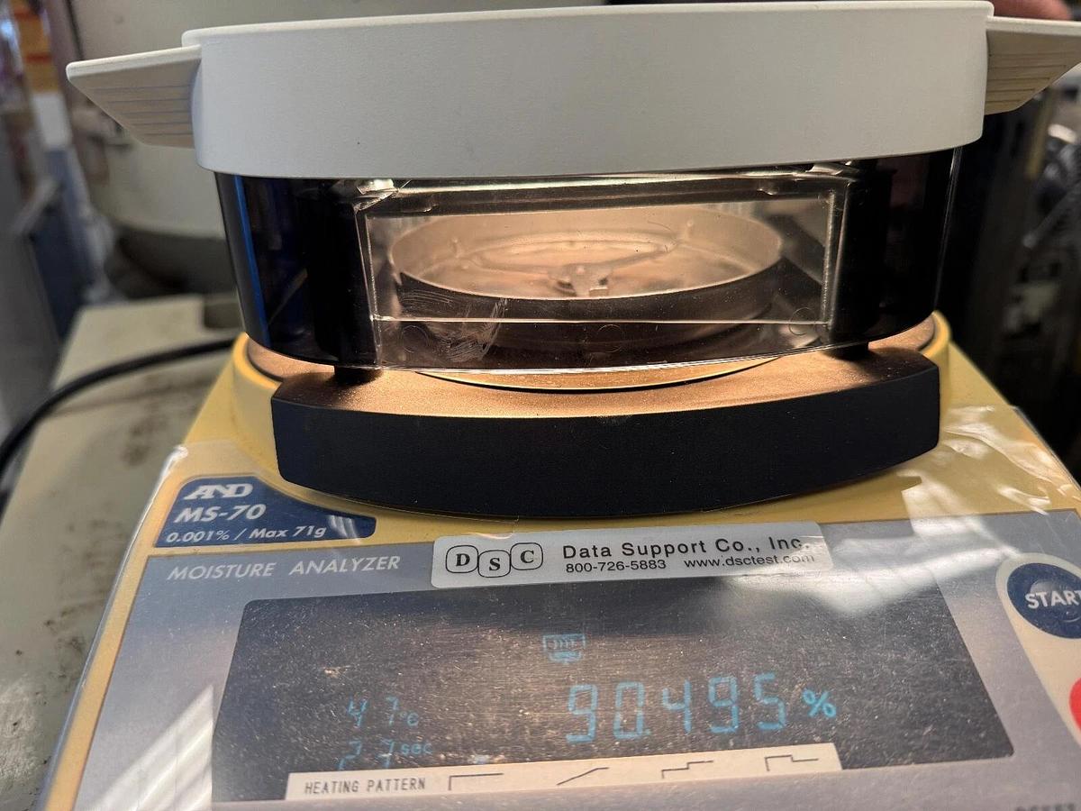 Used A&D A & D AND MS-70 Moisture Analyzer