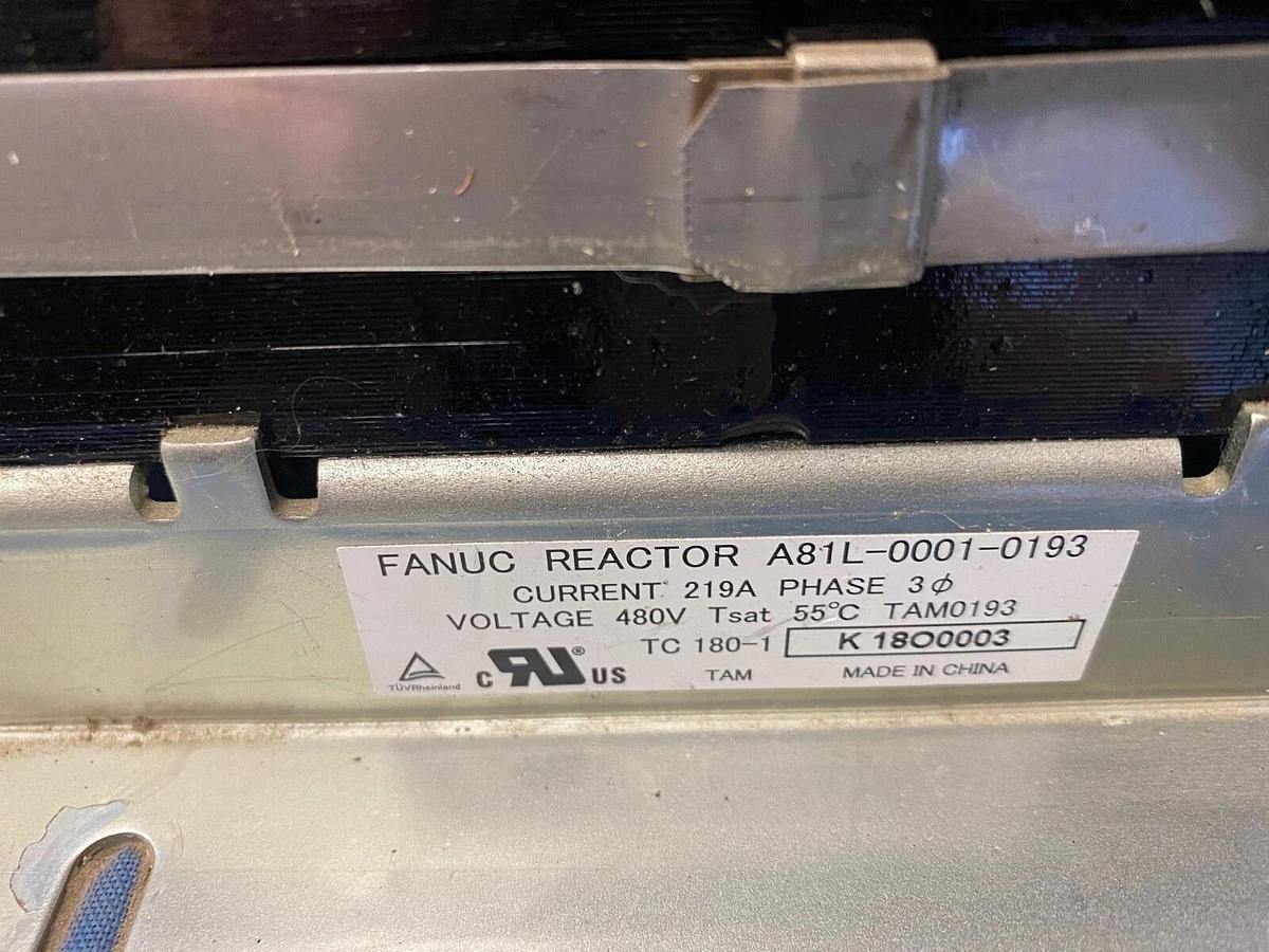Used Fanuc Reactor Transformer A81L-0001-0193s#C 3 PH 63A