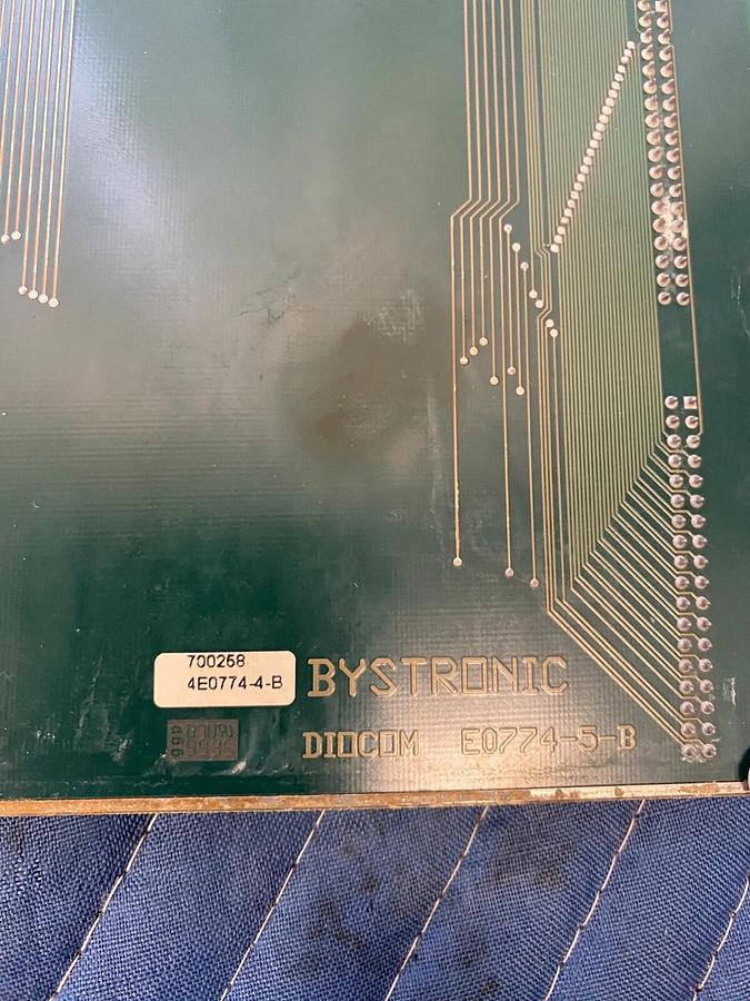 Used Bystronic DIOCOM E0774-5-B Circuit Board 4E0772-4-B DIOPORT 4/4 (EV2)