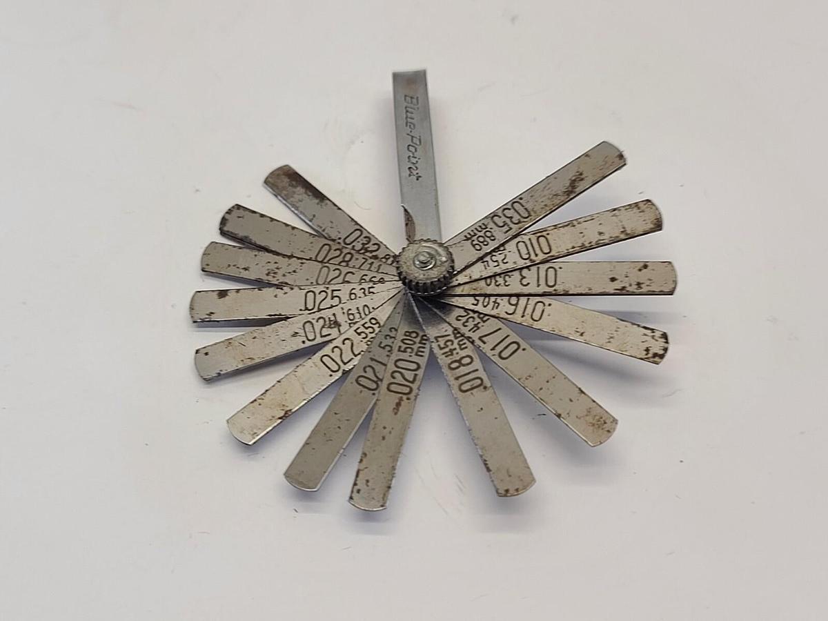 Used Snap-on FB300A Bent Blade Feeler Gauge Set USA