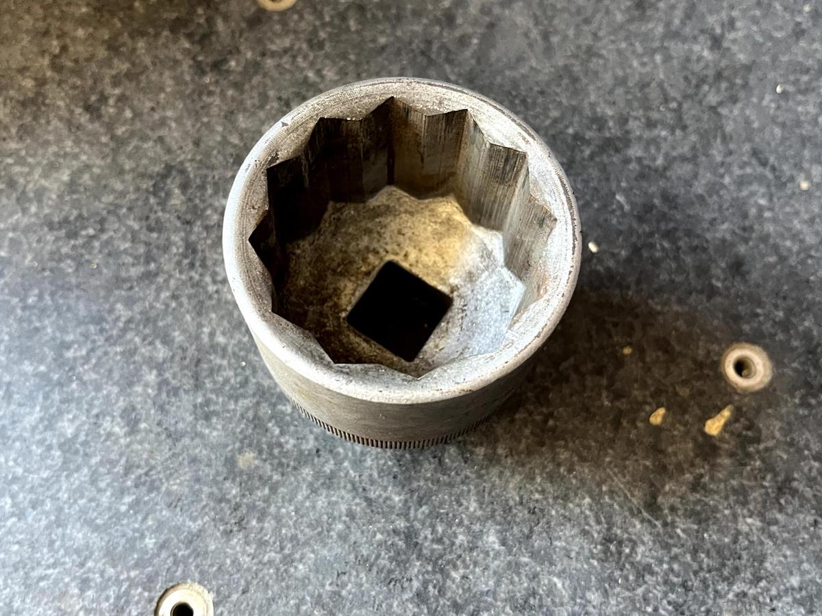 Used 1" DR. 12 point  2" Socket