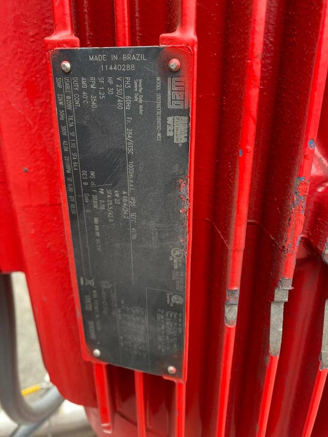 Used Armstrong Pumps HyFab EMVP T-22N Triplex variable speed pressure booster