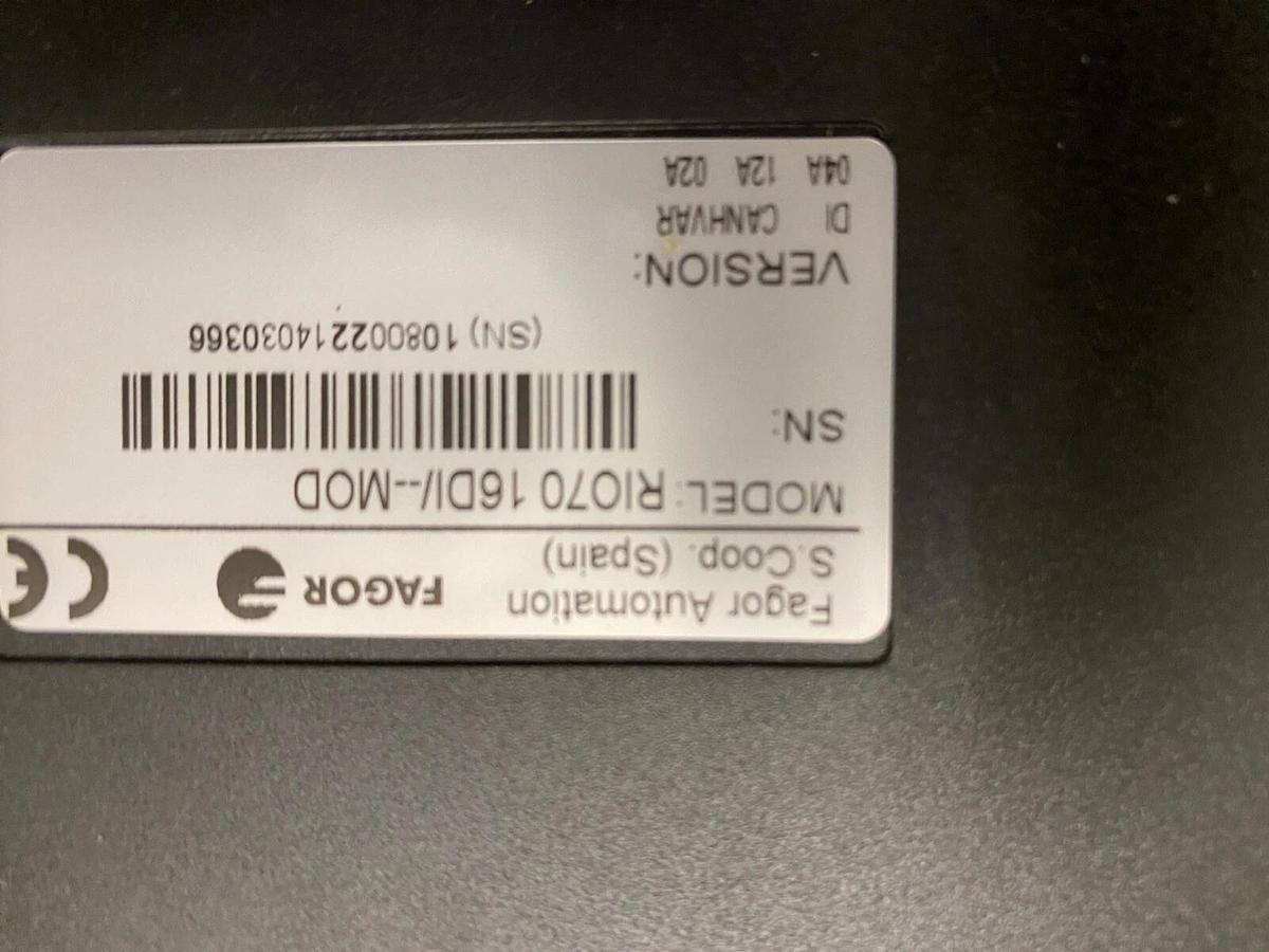 Used 1PCS FAGOR  RIO70 POWER SUPPLY 16DI 16DO IO