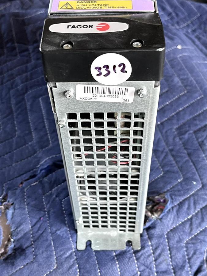 Used FAGOR AXD 1.25-S0-0-B Servo Drive AXD1.25-SO-0-B 456-800V D.C 12.5A