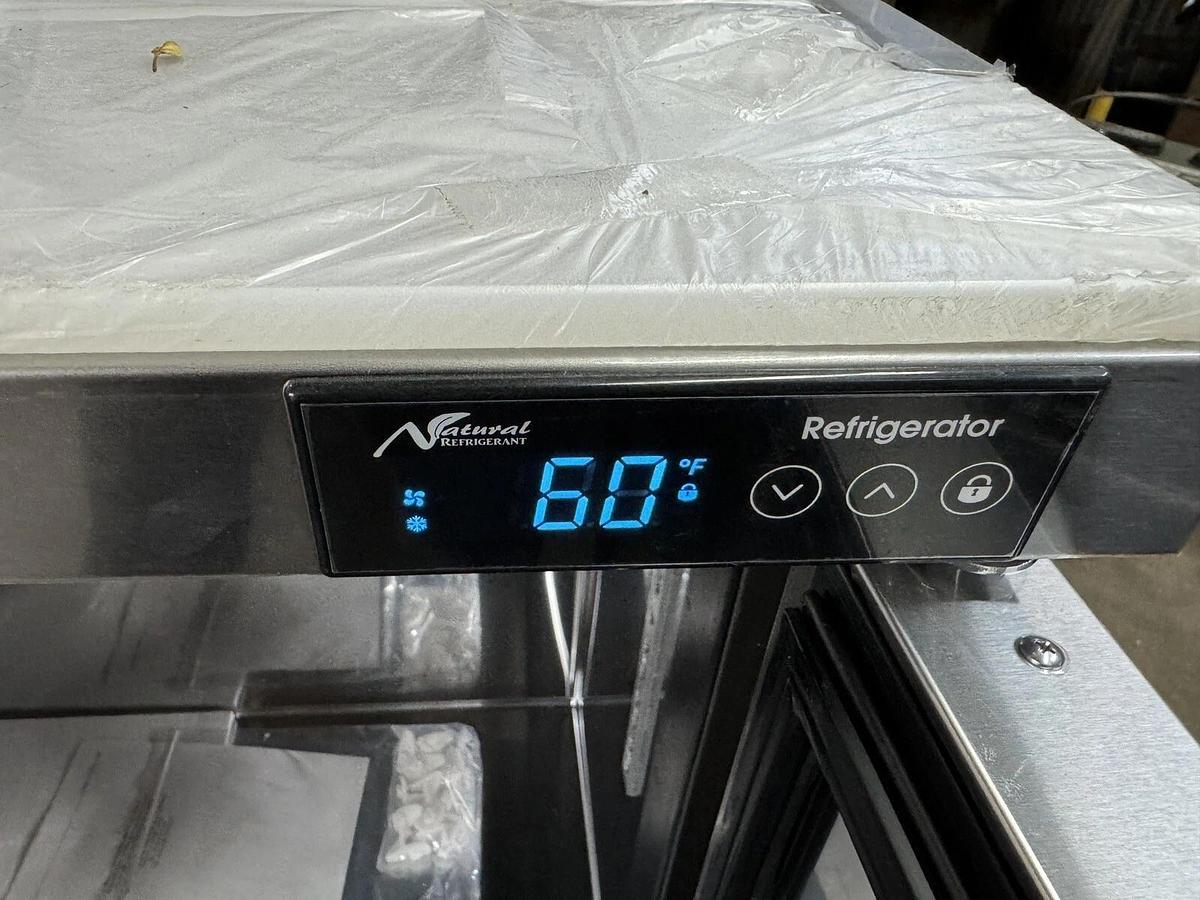 Blue Air BLPT72-HC 72" Three Section Sandwich Prep Table, 20.2 cu. ft.