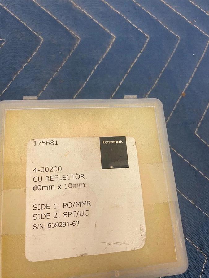 Used Bystronic 4-00200 60mm x 10mm CU Reflector PO/MMR SPT/UC