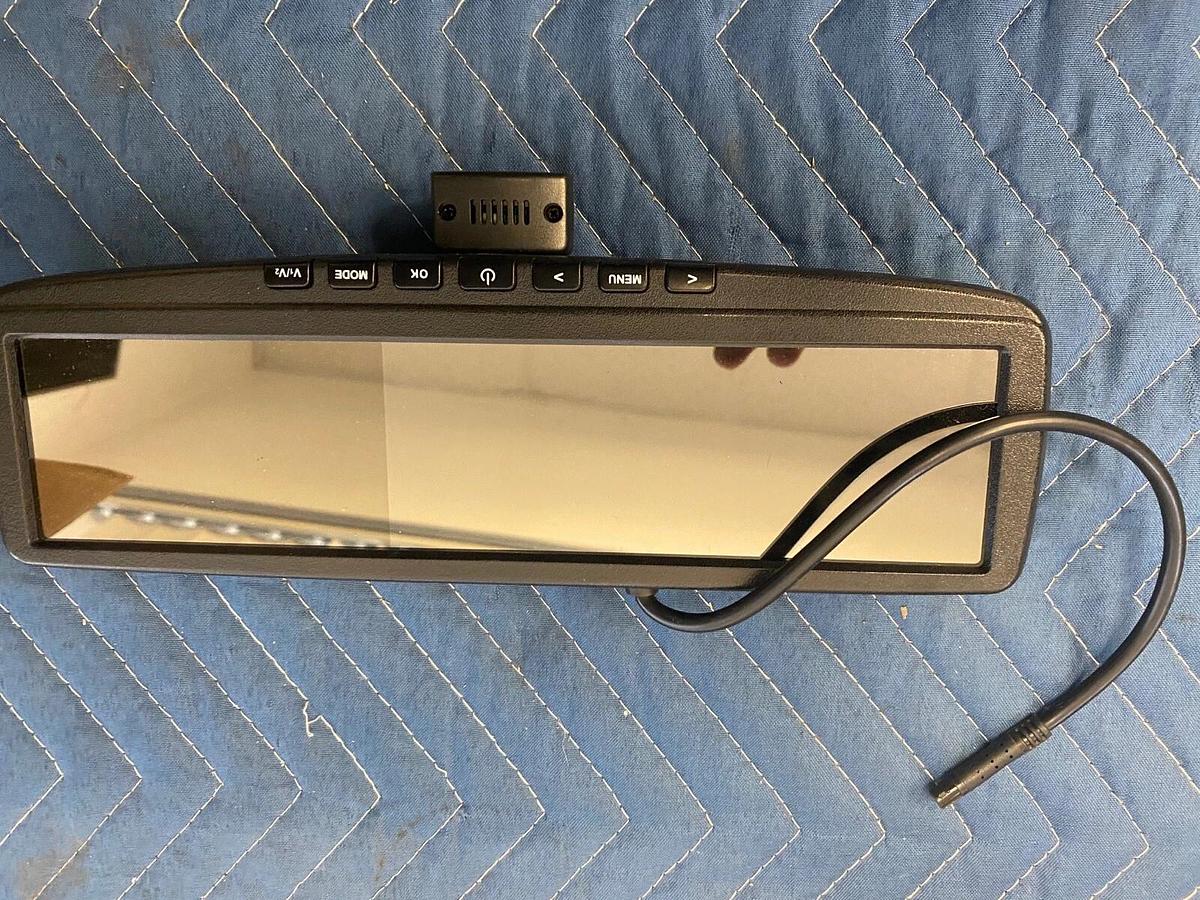 Used Accele RVM430TG 4.3″ Widescreen Rear View Glass Mirror and RVM430DVR