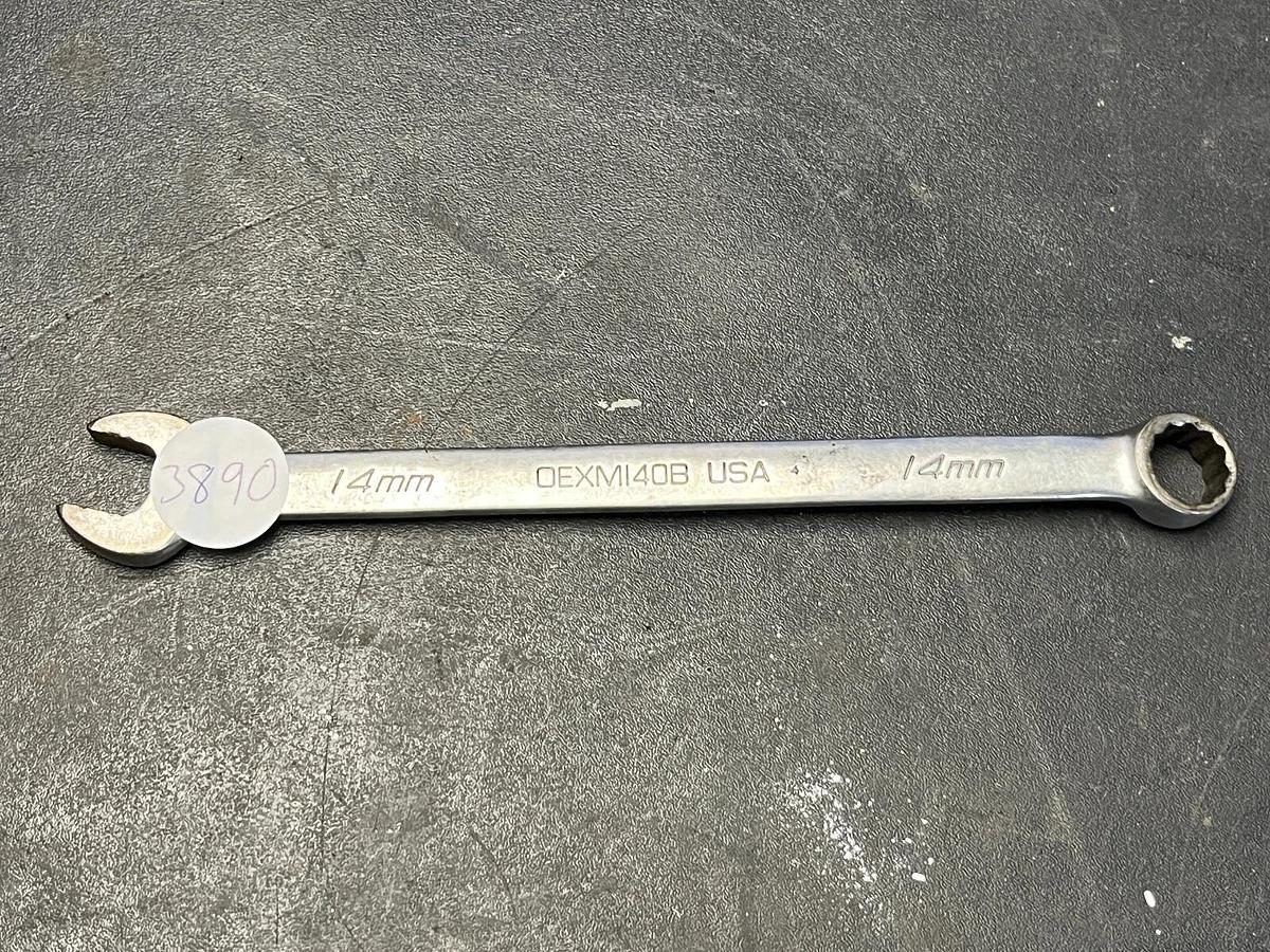 Used Snap On Tools OEXM14OB 14 MM USA Combination Wrench