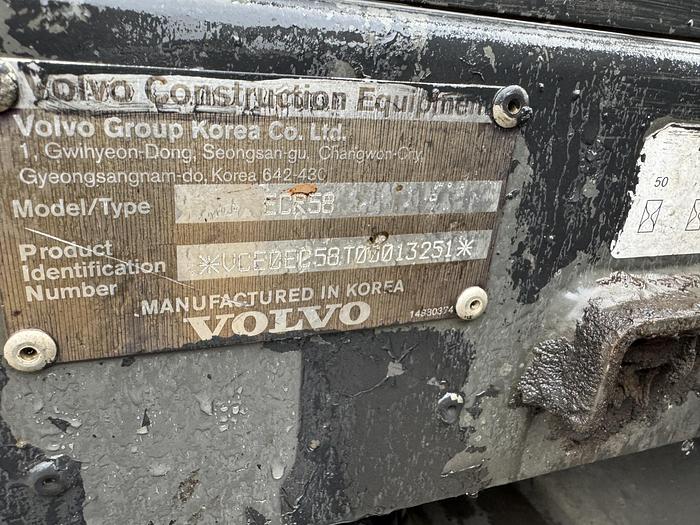 Used 2012 Volvo ECR 58