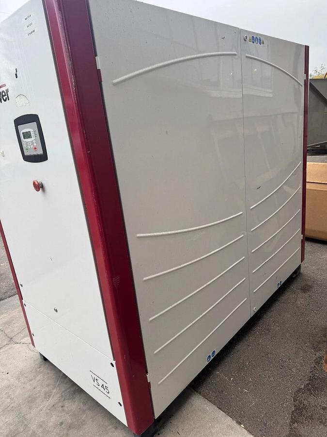 Used GARDNER-DENVER 60 hp Variable Speed Rotary Screw Compressor VS45-70A