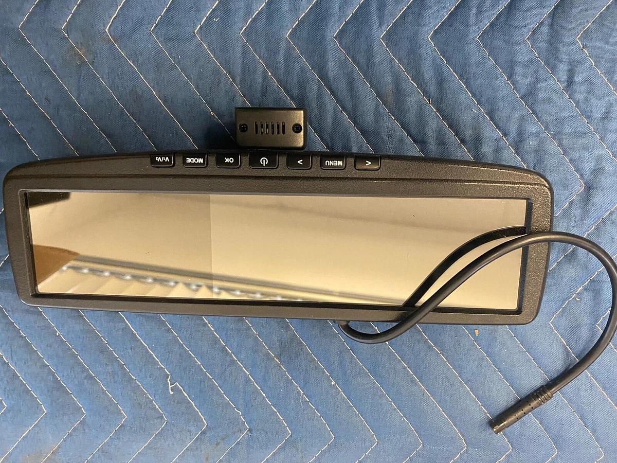 Used Accele RVM430TG 4.3″ Widescreen Rear View Glass Mirror and RVM430DVR