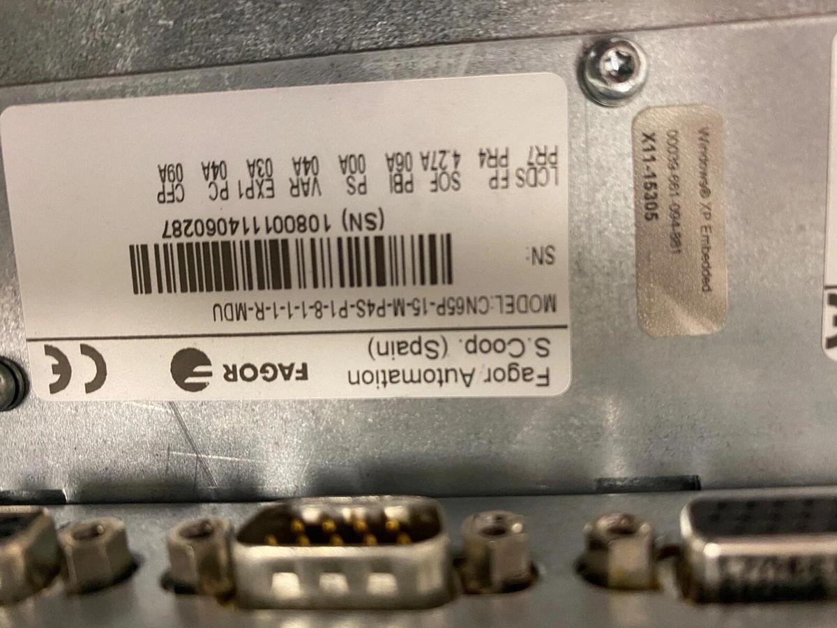 Used 1PCS FAGOR 8065 CN65P-15-M-P4S-P1-8-1-1-1-R-MDU