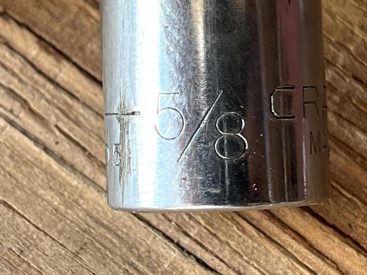 Used Craftsman USA 5/8" 12 Point 1/2" Drive Socket 47505 -V- Series                 g