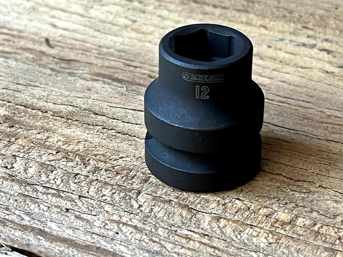 Used Expert E041727 12mm 12 Point Deep Socket Metric Stubby
