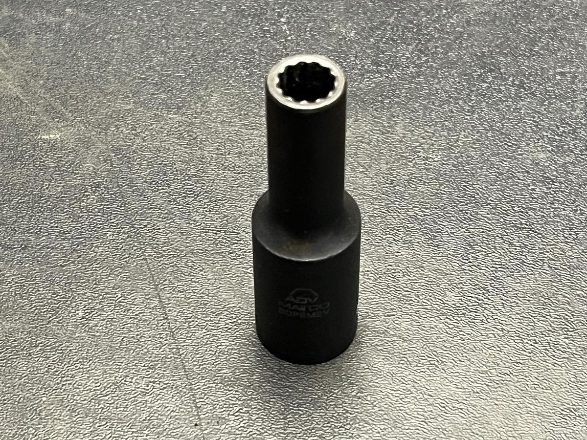 Used MATCO TOOLS "ADV" BDP8M2V, 3/8" DRIVE, 11MM. SOCKET, 2.5" DEEP/HIGH, 12 POINT.