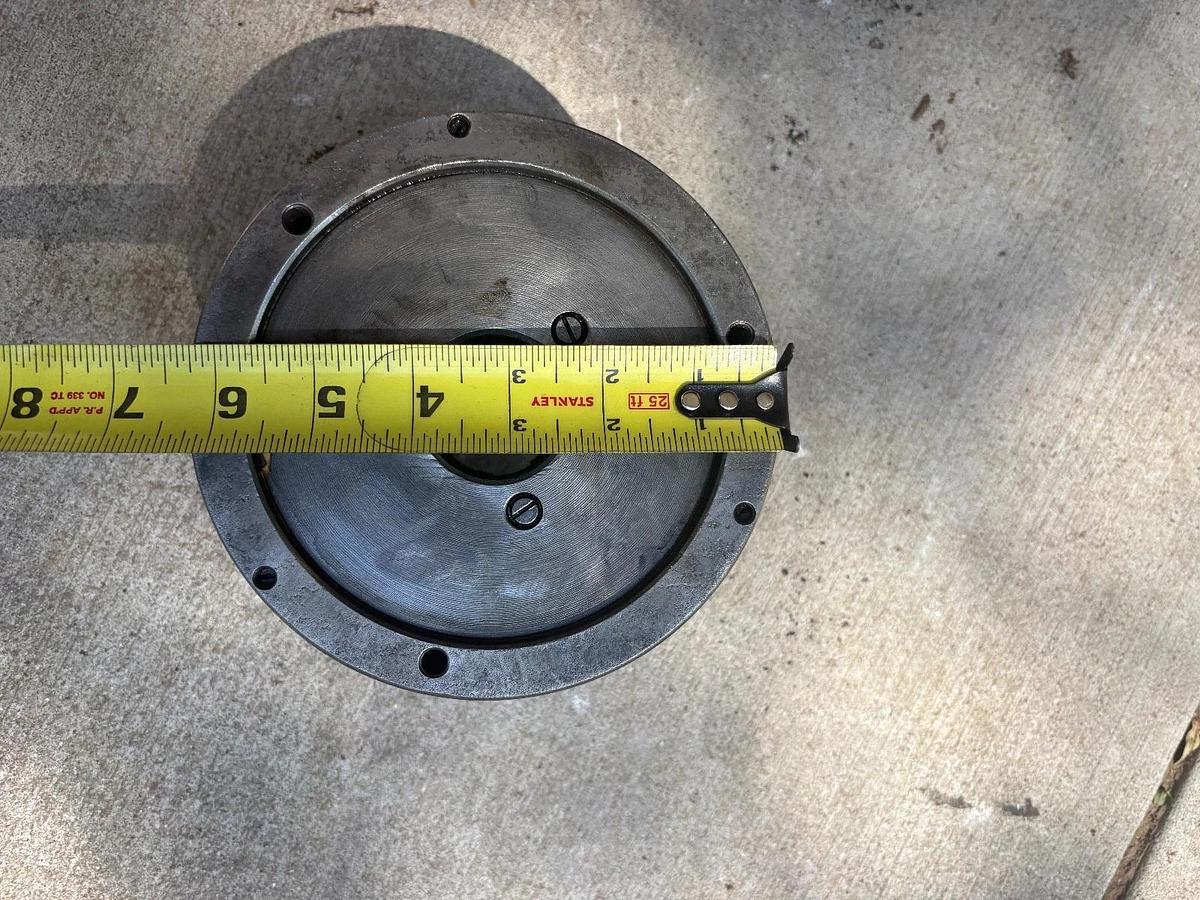 Used PHASE 2,  6 1/2 " 3-Jaw Chuck 1 1/2" Hole Self Centering Jaws