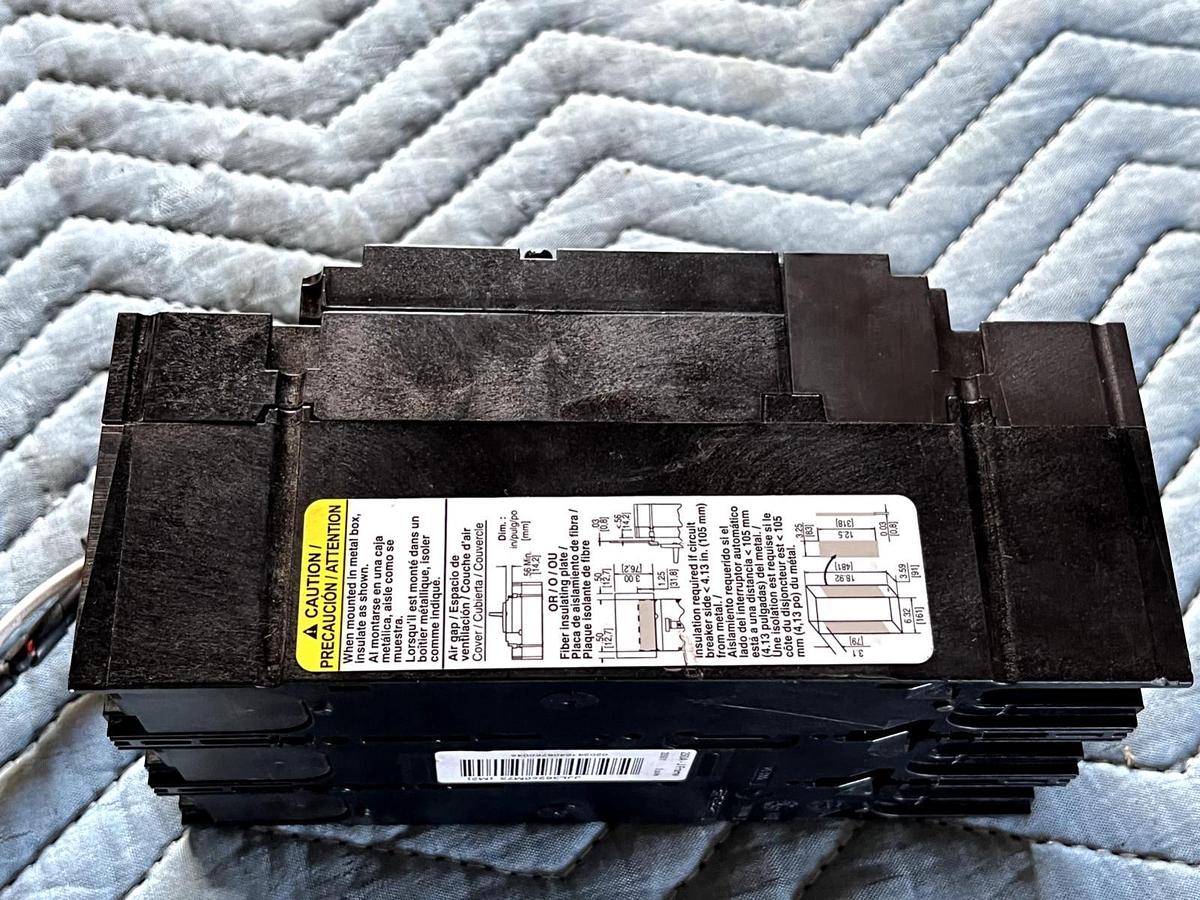 Square D JJF36250 PowerPact Current-limiting Circuit Breaker 250A JJ250 3 Pole