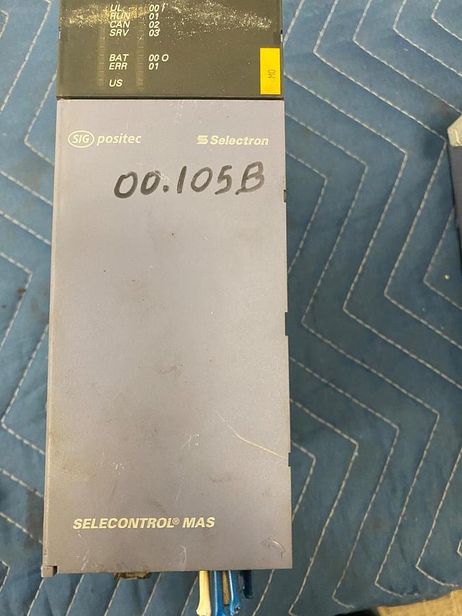 Used Selectron CPU 752, Selectron 4110002, Selecontrol Mas
