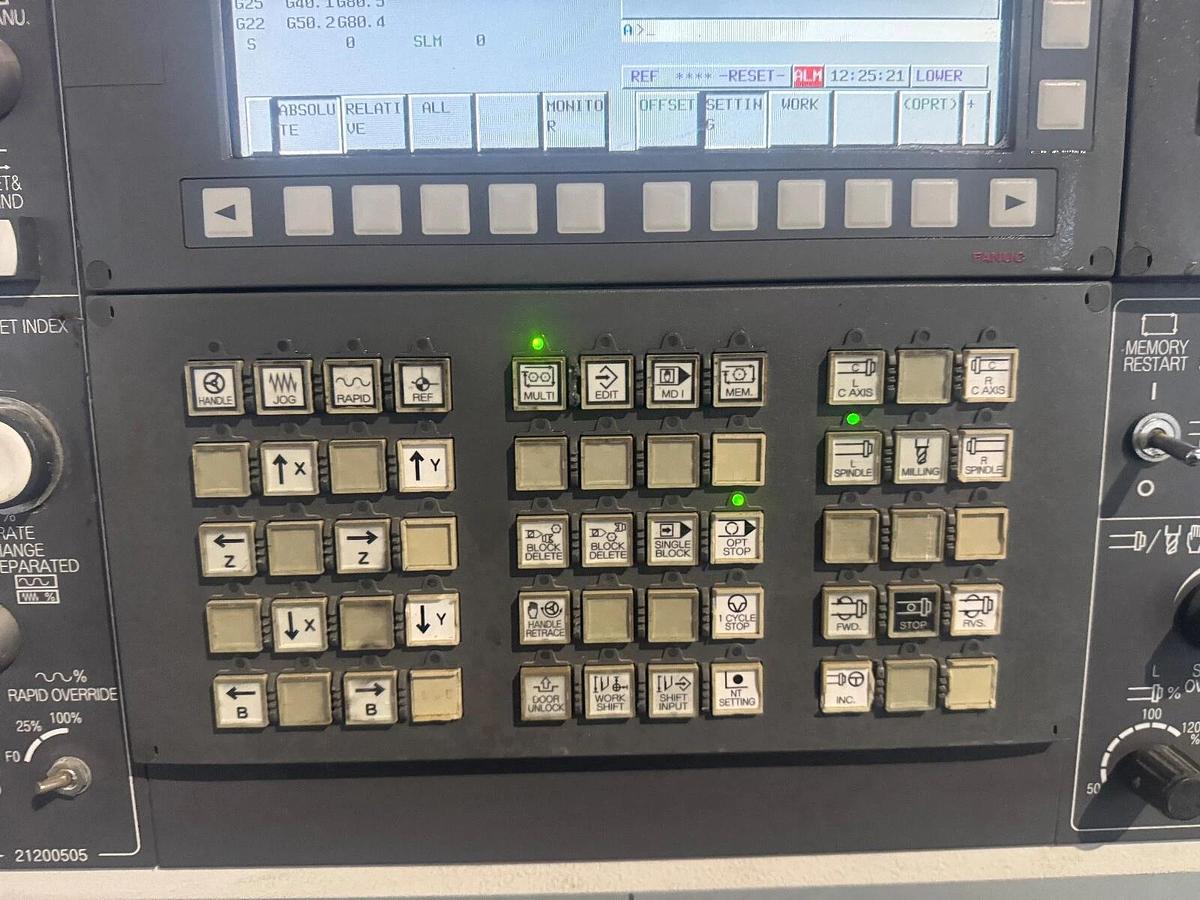 Used Nakamura-Tome Super Mill WY-250, Sub Spindle, Axis Fanuc 31i