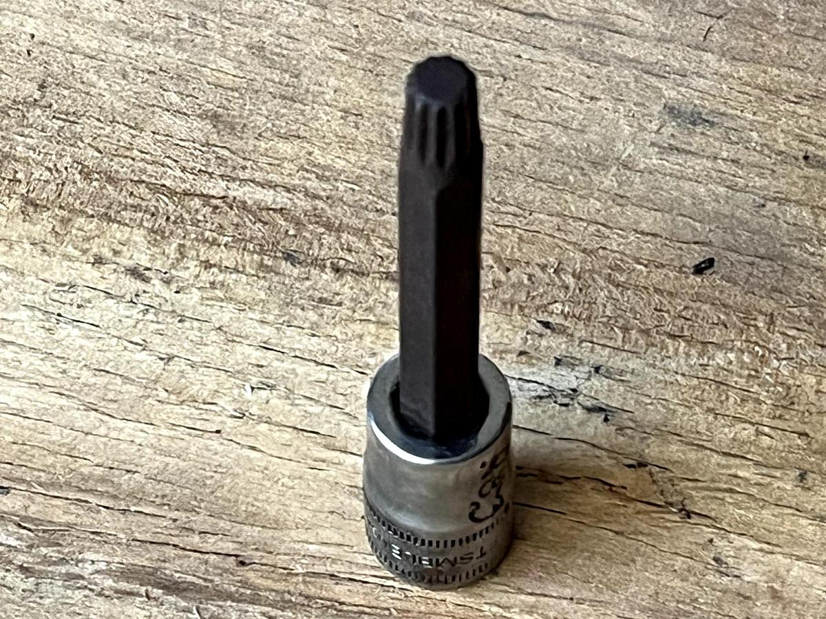 Used Snap On#FTSM8LE - 8MM Triple Square, 3/8” Dr., 3.5”LONG, Socket Driver-USA-NEW-