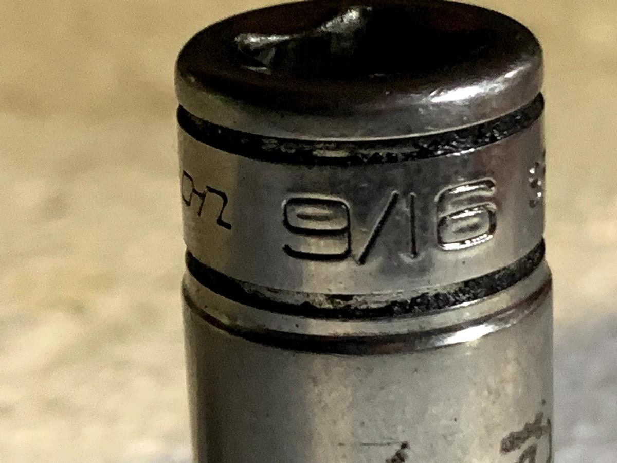 Used Snap-On 6-Point Deep Socket 3/8" Drive x 9/16" SFS181