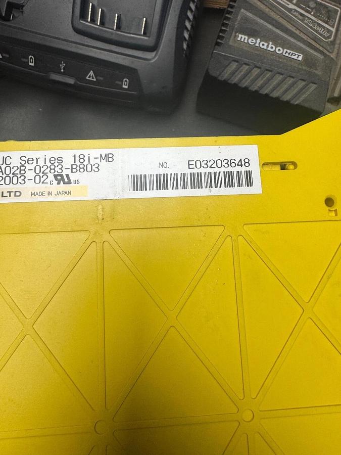Used Fanuc A02B-0283-B803 CNC system S/N: E03203648