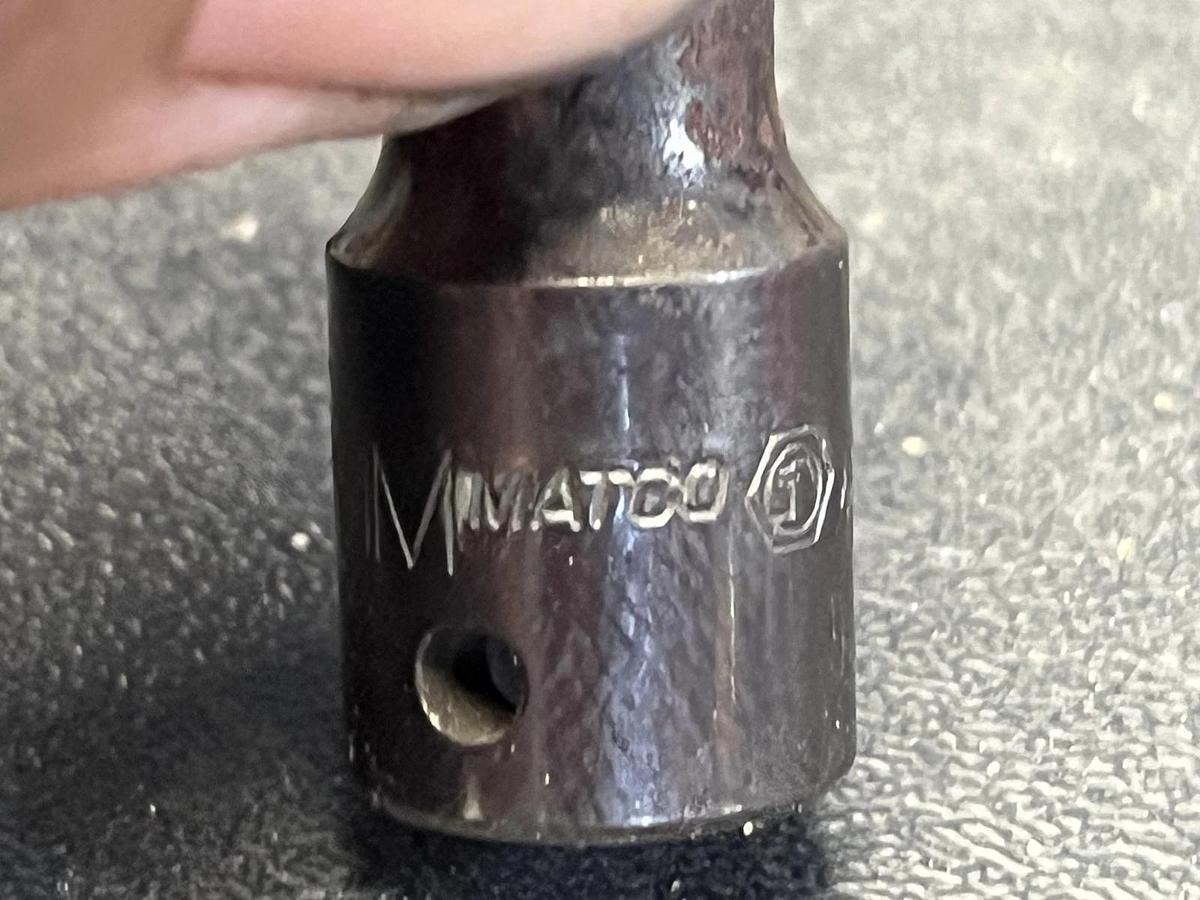 Used Matco APA5.5M 1/4" DRIVE 5.5MM METRIC PRO NON-SLIP IMPACT SOCKET