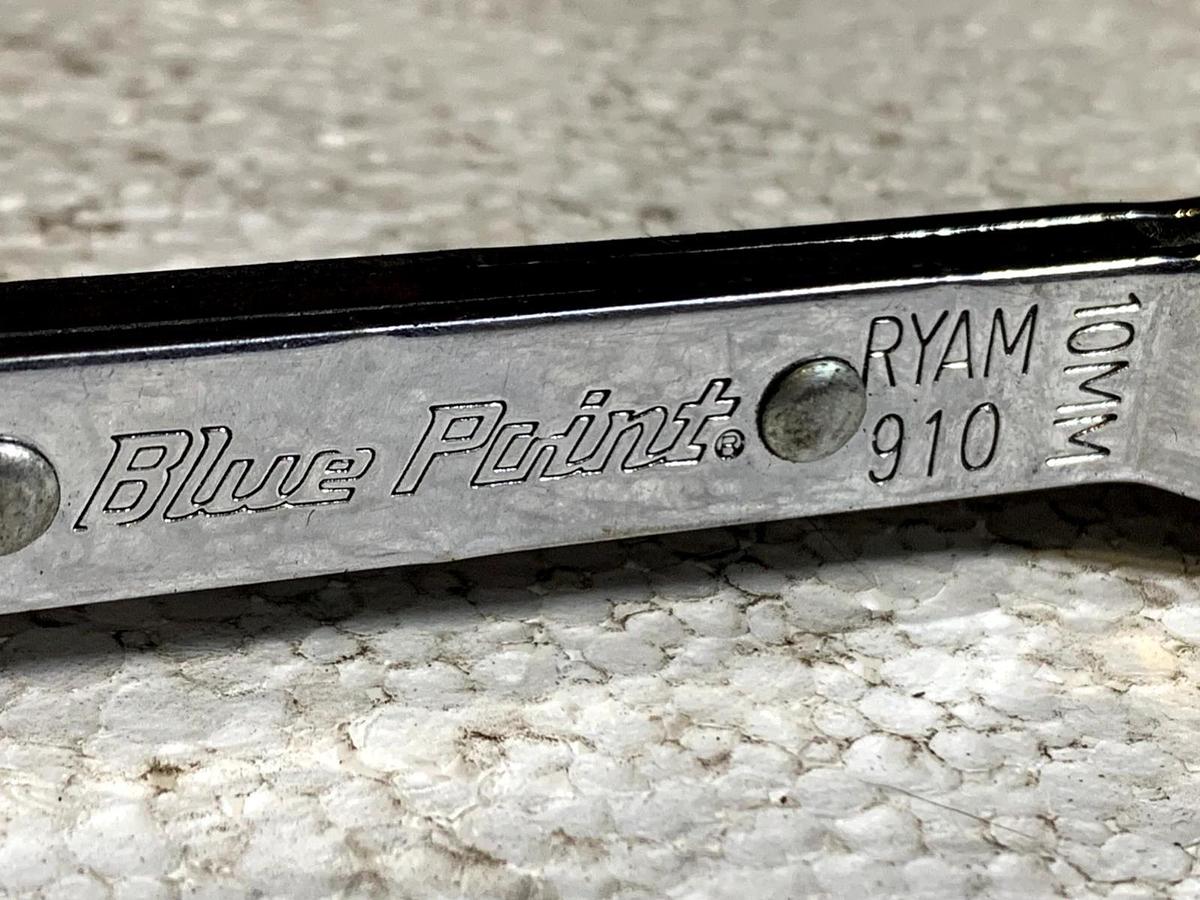 Used Blue-Point tools USA 9 x 11mm 12pt Offset Ratcheting Wrench RYAM910