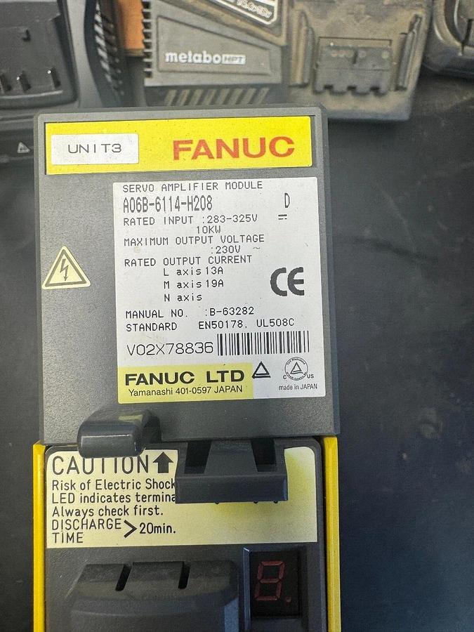 Used FANUC A06B-6114-H208 Servo Amplifier Module
