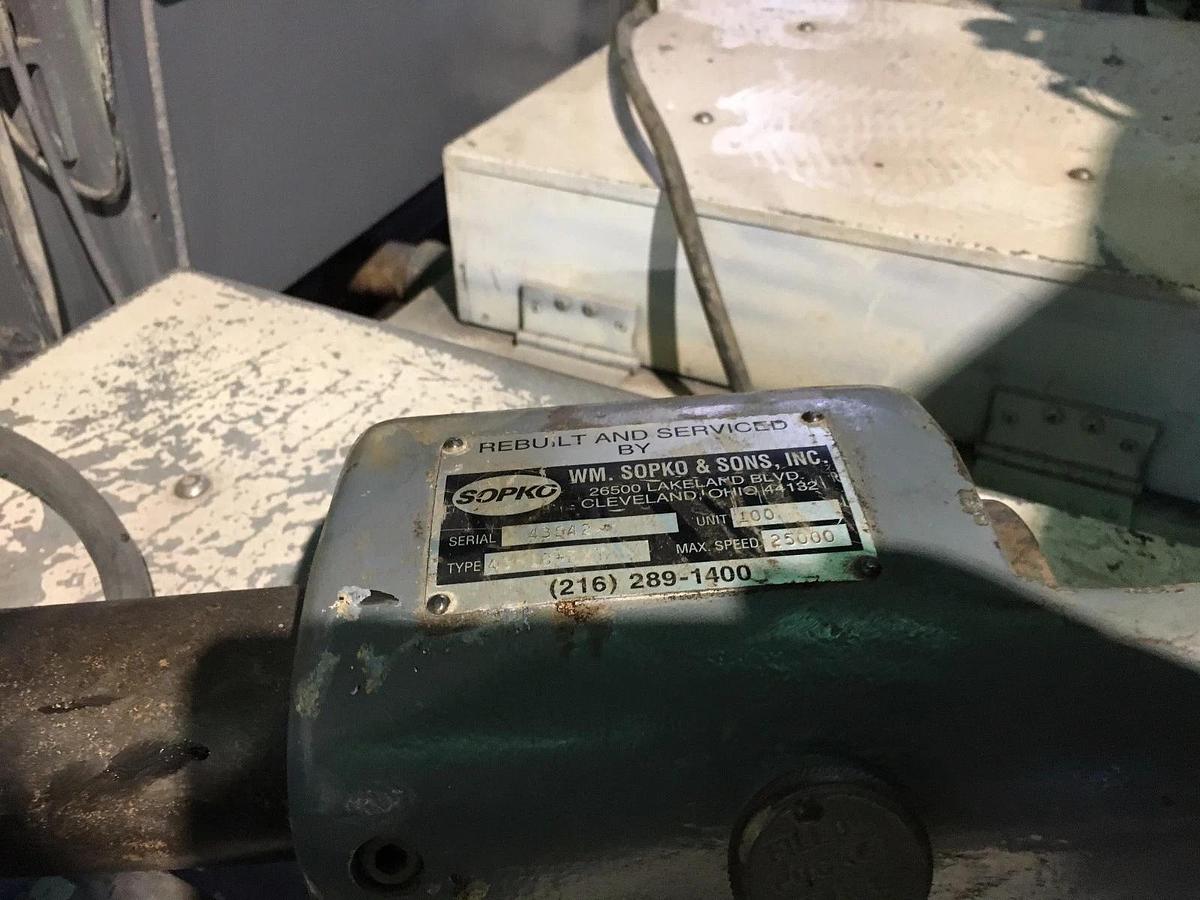 Used Heald Red Head Internal Grinding Spindle  W.M. Spoko 25,0000 RPM