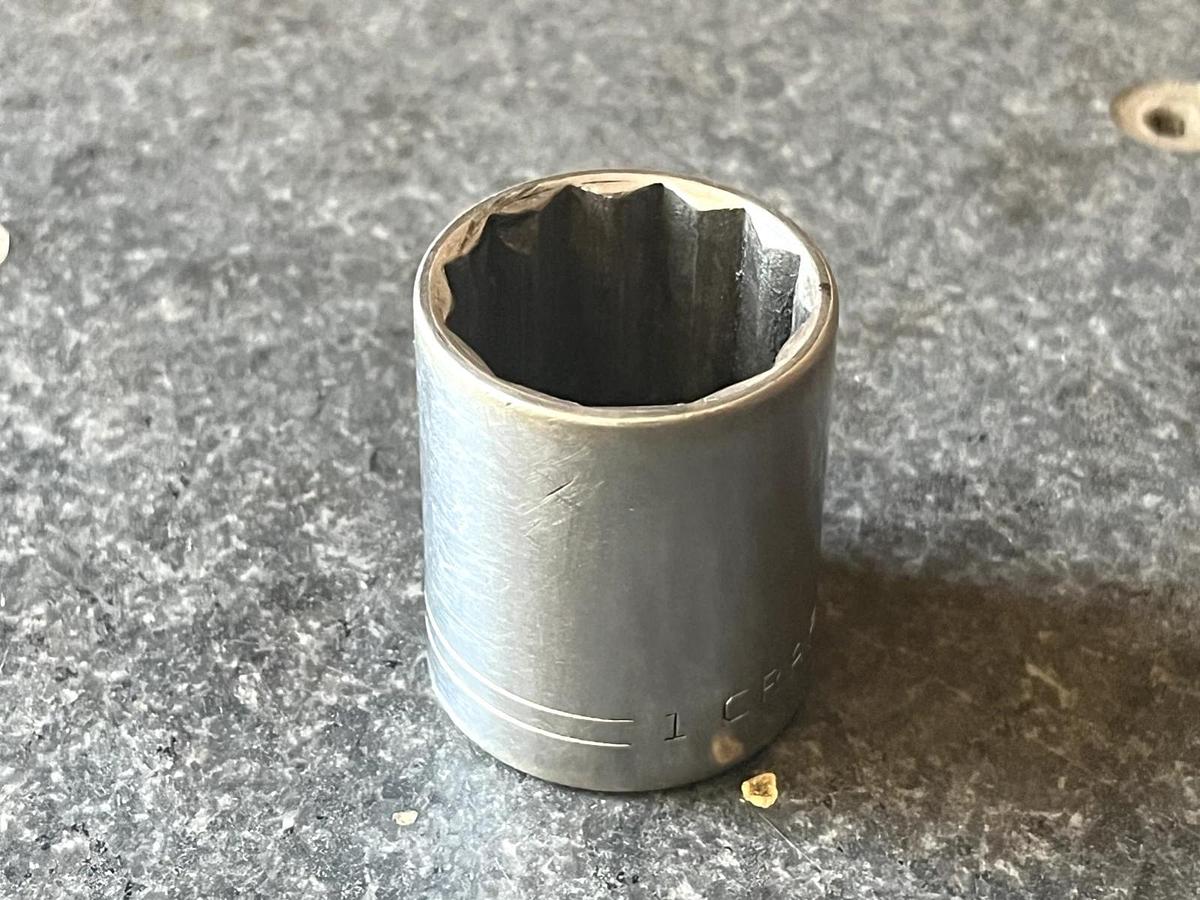 Used Craftsman 1" Socket 12pt Point 1/2" Drive V Series