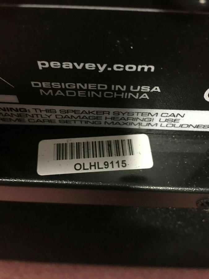 Used Peavey PV 118 18 Inch Subwoofer