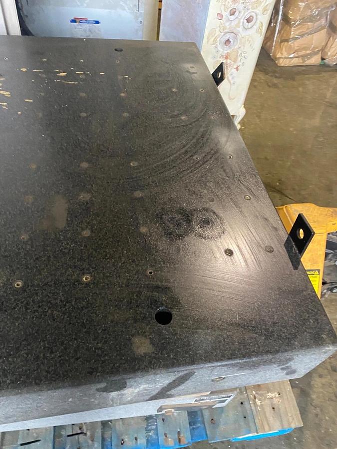 Used Standridge Grade-A Black Granite Surface Plate 40" x 34.5" x 6.5"