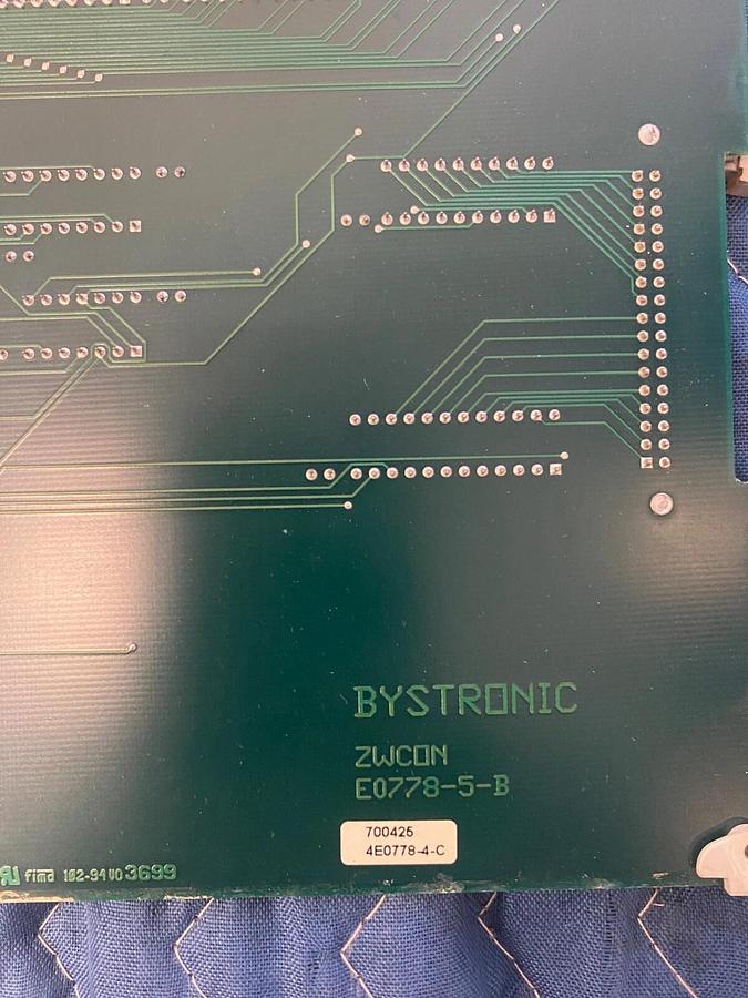 Used Bystronic Laser 701700 / BYSTRONIC 4E-0778-5-B ZWBCON BOARD 700425 PCB